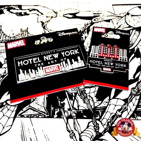 Disney's Hotel New York - The Art of Marvel Pins at Disneyland Paris
