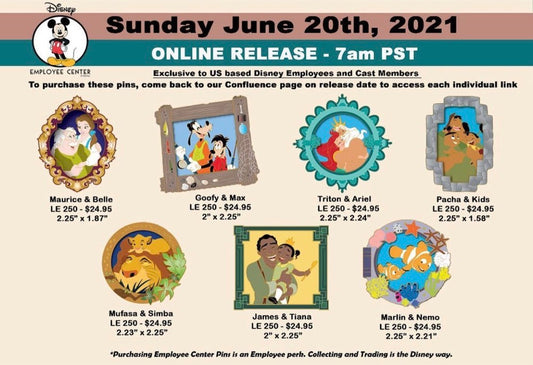 Father’s Day 2021 Disney Employee Center Pins