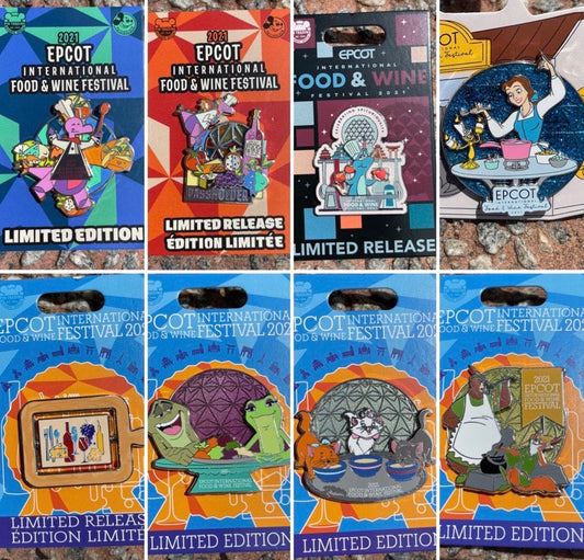 Epcot Food & Wine Festival 2021 Disney Pins