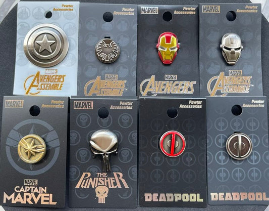 Marvel Monogram International Pins