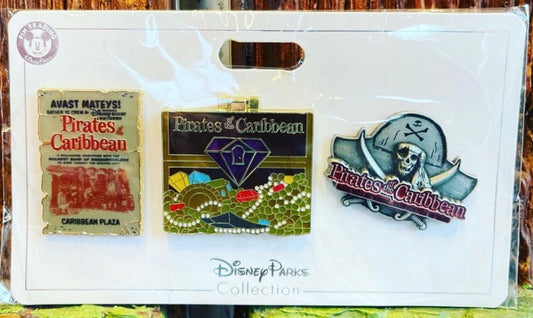 Pirates of the Caribbean Pin Set - Shanghai Disney Resort