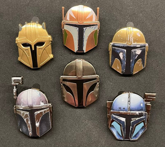 Star Wars The Mandalorian Helmets Mystery Pins