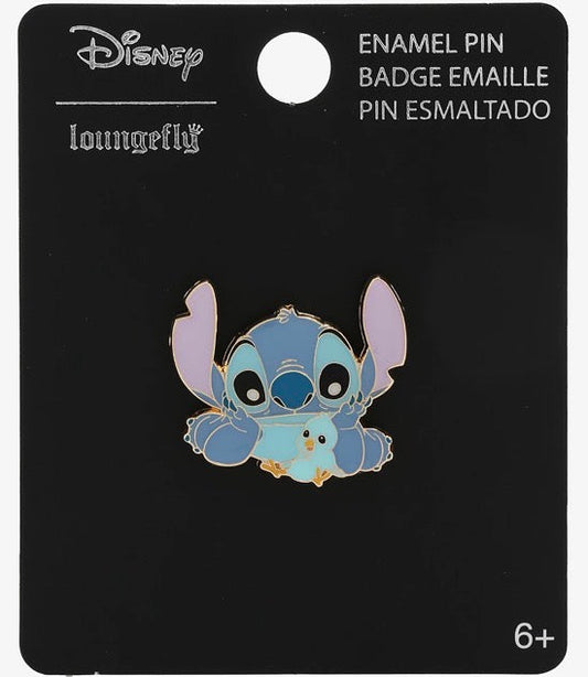 Stitch with Blue Bird BoxLunch Disney Pin