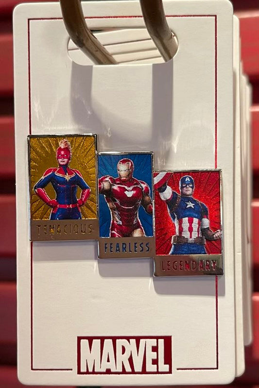 Tenacious, Fearless, Legendary Marvel Pin