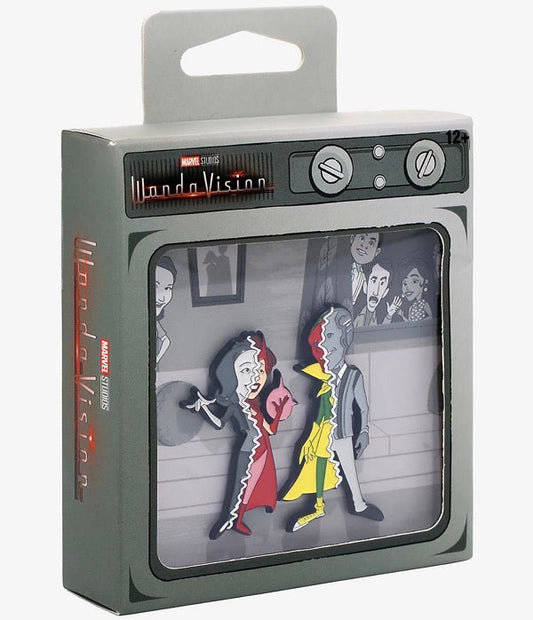 WandaVision Split Reality Pin Set Display Box