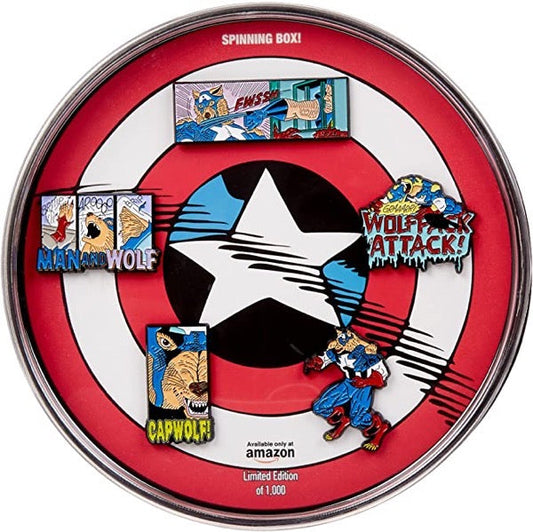 Marvel Werewolf Captain America Pin Set at Amazon