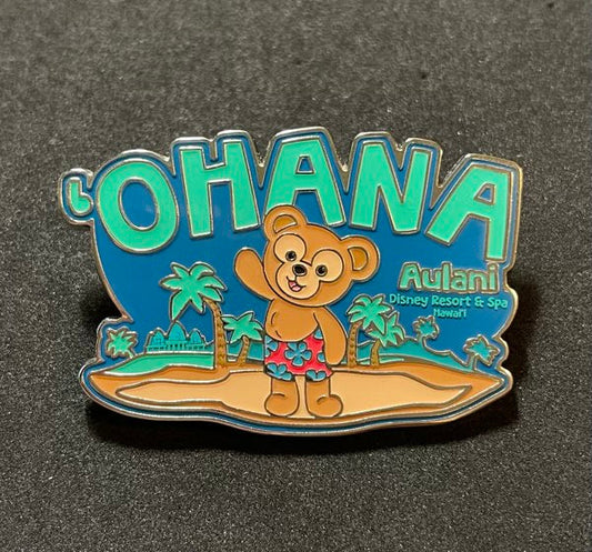 ‘Ohana Duffy Bear Pin at Aulani Disney Resort