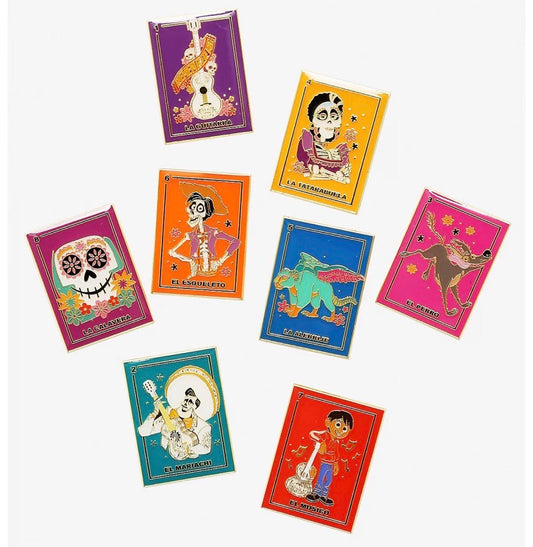 Disney Pixar Coco Loteria Cards Blind Box Pin Set at BoxLunch