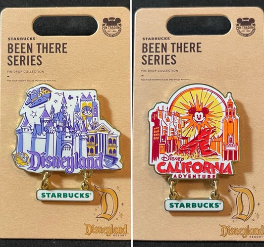 Disneyland Resort Starbucks Been There Pin Series