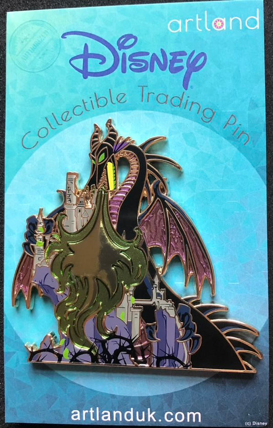 Dragon and Castle ArtLand Disney Pin