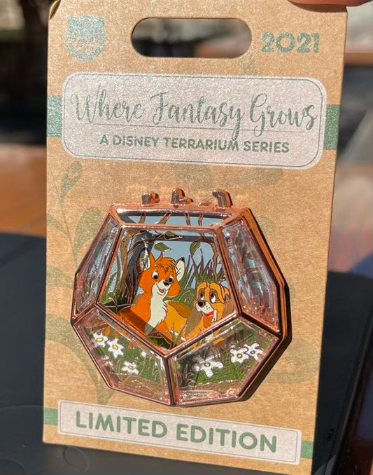 Fox and the Hound Terrarium Disney Pin