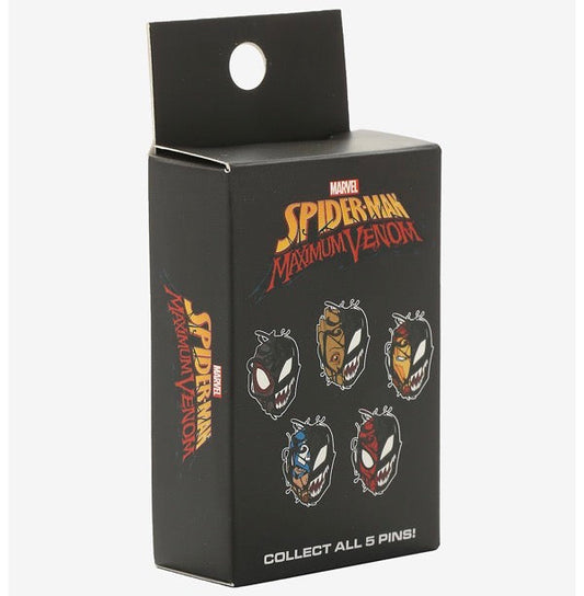 Marvel Spider-Man Maximum Venom Blind Box Pin Set