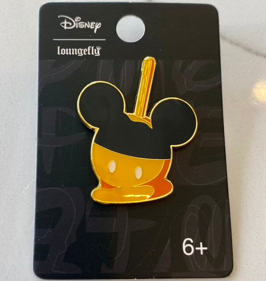Mickey Candy Apple Pin at Hot Topic