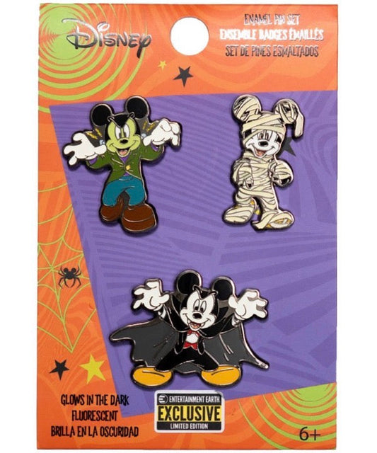 Mickey Mouse Halloween 2021 Pin Set - Entertainment Earth