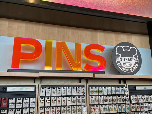 Pins at EPCOT Creations Shop