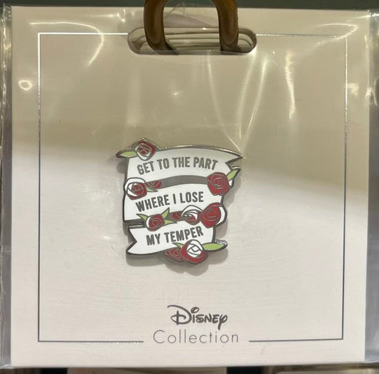 Queen of Hearts Quote Disney Flair Pin