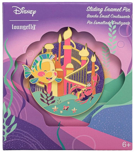 The Little Mermaid Ariel Castle Limited Edition Loungefly Disney Pin