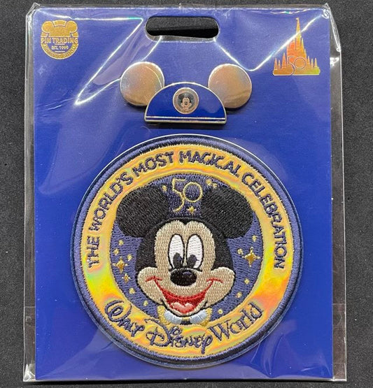 Walt Disney World 50th Anniversary EARidescent Pin & Patch Set