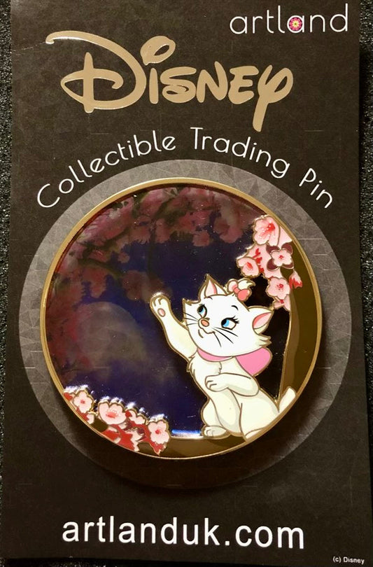 Marie Aristocats Glass ArtLand Disney Pin