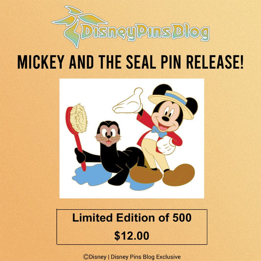 Mickey and the Seal Pin Release - Disney Pins Blog Exclusive