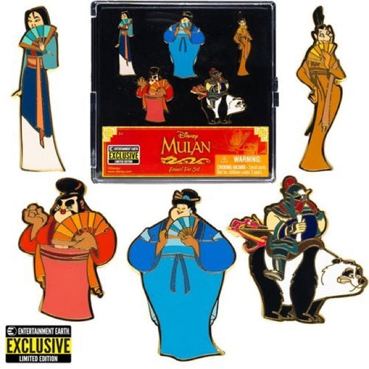 Mulan Pin Set at Entertainment Earth