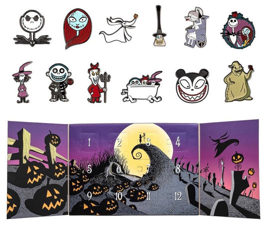 The Nightmare Before Christmas Pin Advent Calendar Loungefly Pins