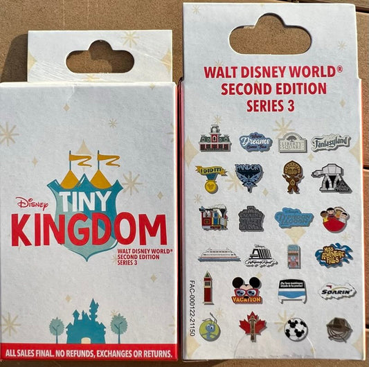 Tiny Kingdom Walt Disney World Second Edition Series 3 Pin Collection