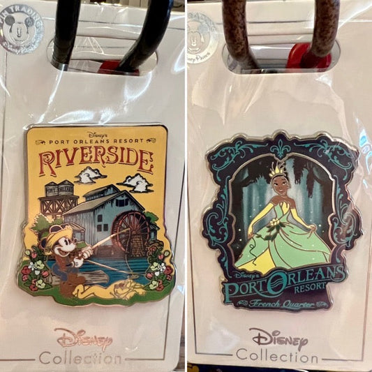 Updated Disney’s Port Orleans Riverside & French Quarter Pins for 2021