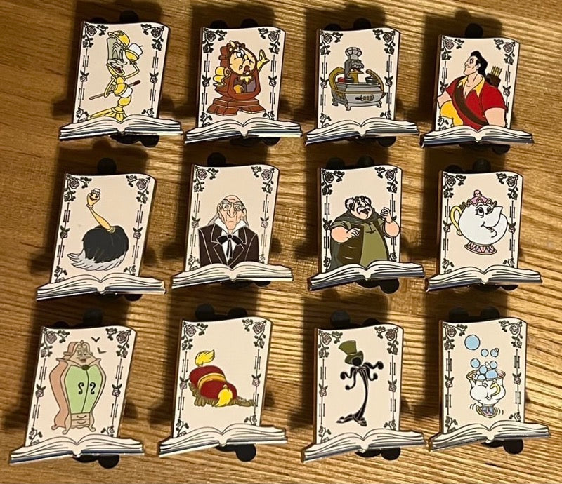 Beauty and the Beast 30th Anniversary Mystery Pin Set – Disney