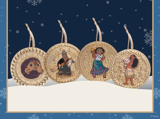 Disney Movie Insiders 2021 Holiday Ornament Pins