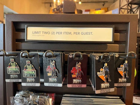 Star Wars The Book of Boba Fett Limited Release Pins