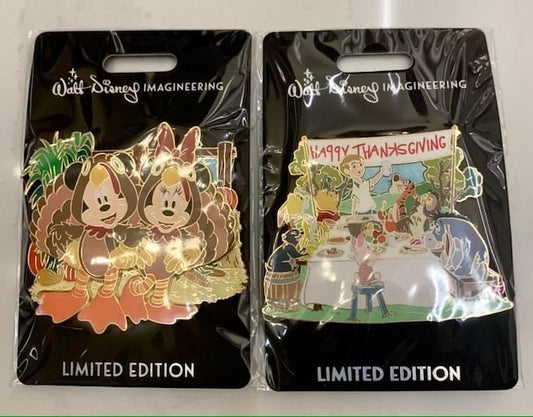 Thanksgiving Cast Member Destination D23 2021 Event Pin Releases