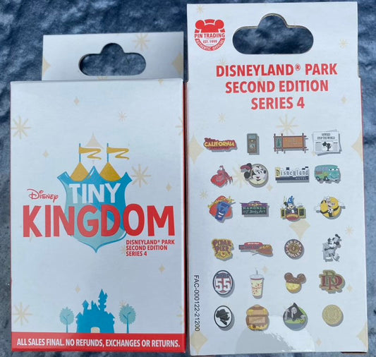 Tiny Kingdom Disneyland Second Edition Series 4 Pin Collection
