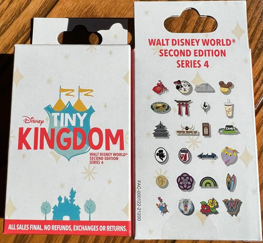 Tiny Kingdom Walt Disney World Second Edition Series 4 Pin Collection