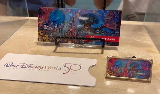 WDW 50th Anniversary Gift Card Pin at Destination D23