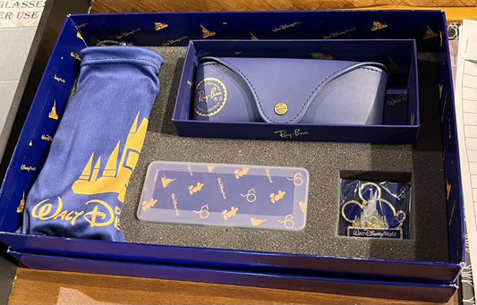 Walt Disney World 50th Anniversary Ray-Ban Limited Edition Box Set with Pin
