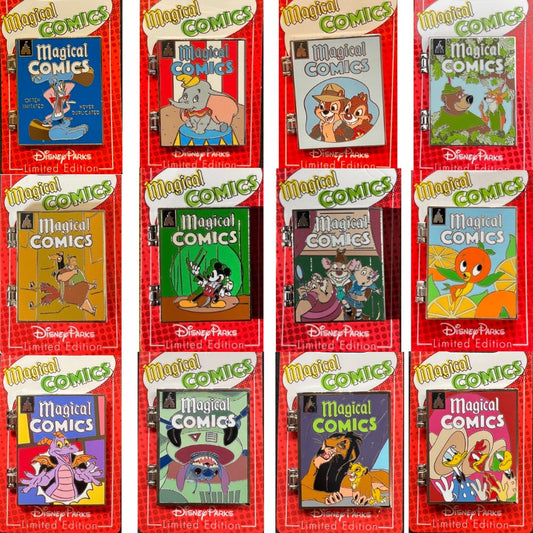 Complete Magical Comics Disney Pin Collection