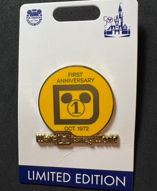 First Anniversary Walt Disney World Vault Collection Pin