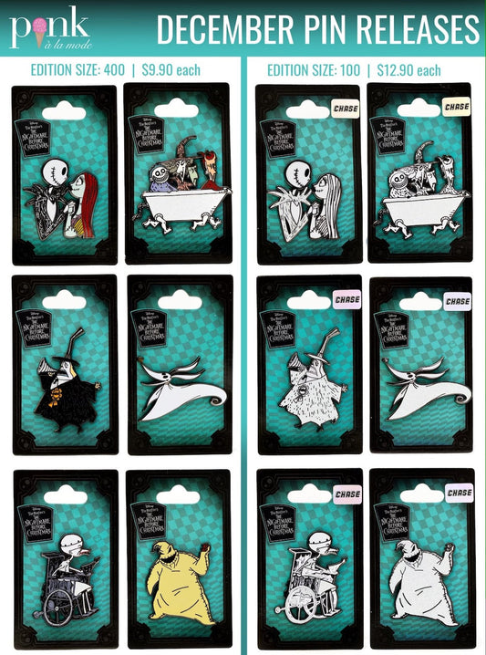 Nightmare Before Christmas Pins at Pink a la Mode