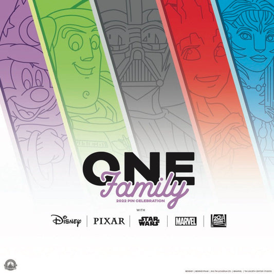 One Family 2022 Disney Pin Event Logo