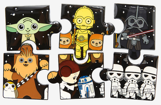 Star Wars Characters Puzzle Blind Box Pin Set at BoxLunch