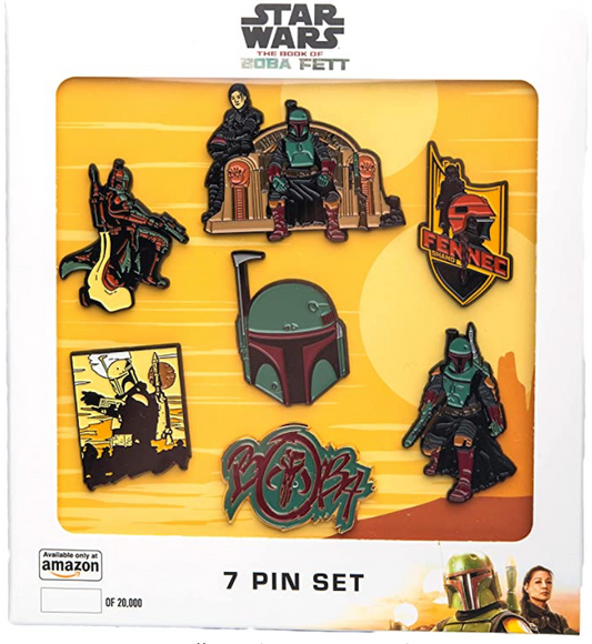Star Wars The Book of Boba Fett Pin Set at Amazon