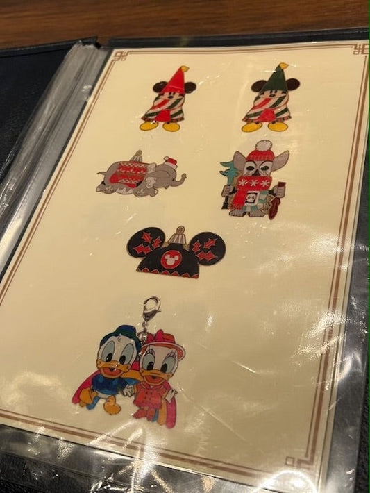 Tokyo Disney Christmas Game Pins 2021
