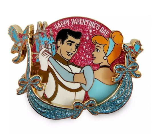 Cinderella and Prince Charming Valentine's Day 2022 Pin