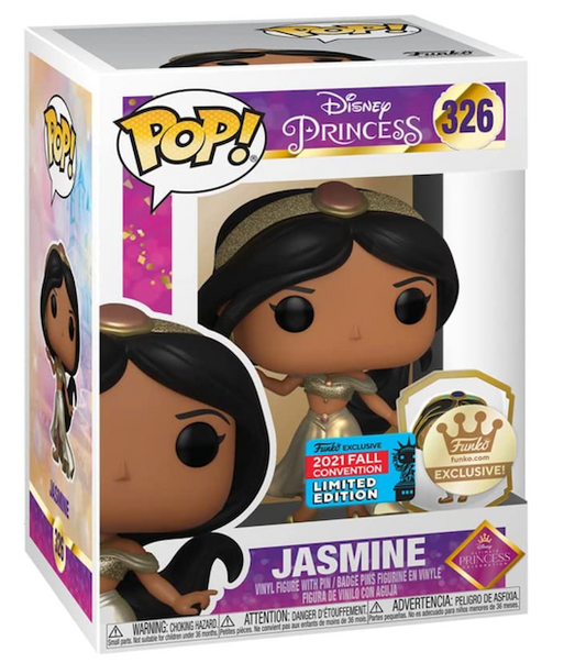 Jasmine POP! Funko with Exclusive Pin