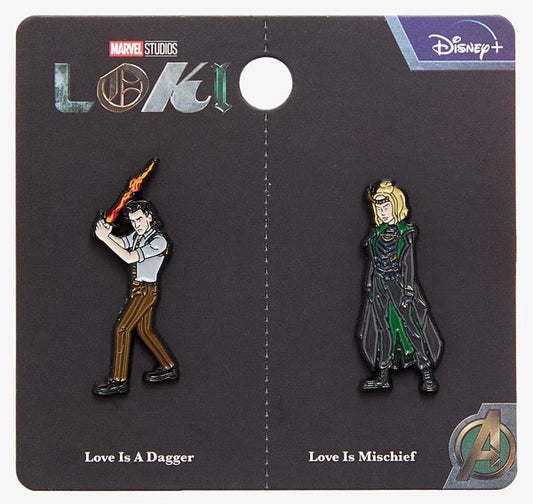 Loki & Sylvie Marvel Disney Pin Set at BoxLunch