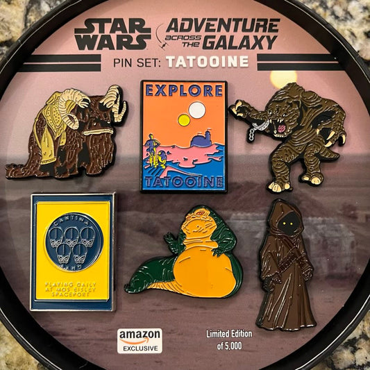 Star Wars Tatooine Pin Set at Amazon