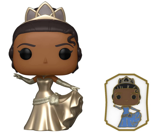 Tiana POP! Funko with Exclusive Pin