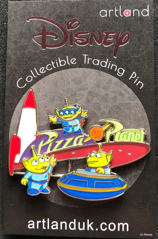 Toy Story Aliens at Pizza Planet ArtLand Disney Pin