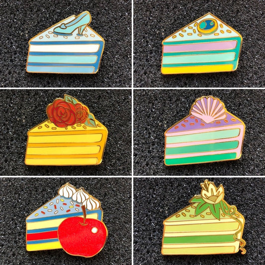 Disney Princess Cakes Loungefly Pins